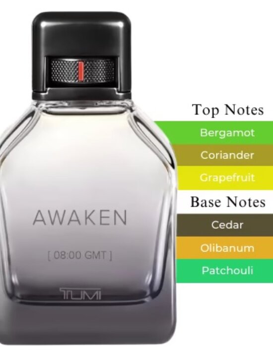 TUMI Awaken 08:00 GMT Body Wash,Citrus Woody Aromatic Cedar-Travel50ml,1.7oz-NEW - Picture 6 of 12